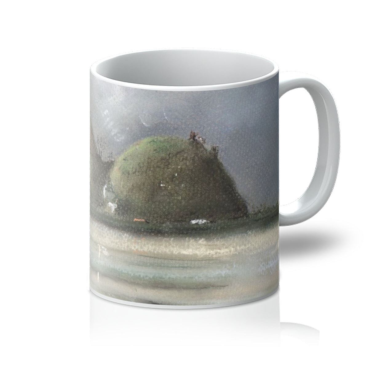 Dumbarton Rock Art Gifts Mug | River Clyde Art Gallery | Paintings, Prints, Homeware and Art Gifts From Scotland By Scottish Artist Kevin Hunter