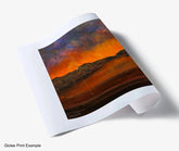 Dumbarton Rock Deep Dusk | Panoramic Painting & Art Prints | River Clyde Art Gallery | Paintings, Prints, Homeware and Art Gifts From Scotland By Scottish Artist Kevin Hunter