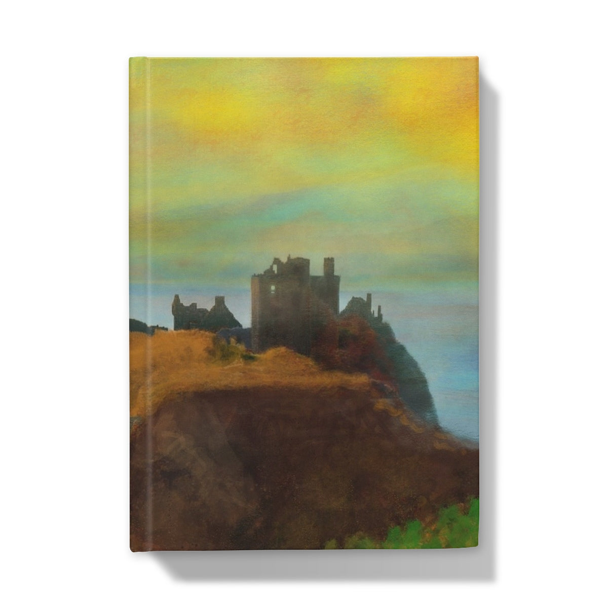Dunnottar Castle Art Gifts Hardback Journal-Journals & Notebooks-Historic & Iconic Scotland Art Gallery-A5-Lined-Paintings, Prints, Homeware, Art Gifts From Scotland By Scottish Artist Kevin Hunter