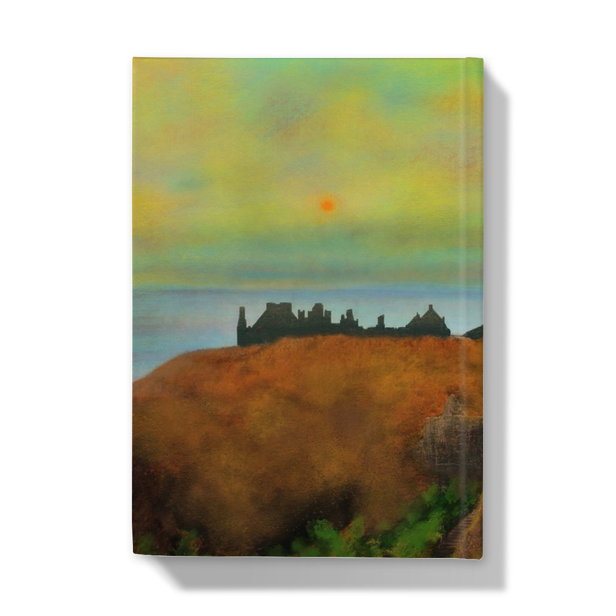 Dunnottar Castle Art Gifts Hardback Journal-Journals & Notebooks-Historic & Iconic Scotland Art Gallery-Paintings, Prints, Homeware, Art Gifts From Scotland By Scottish Artist Kevin Hunter