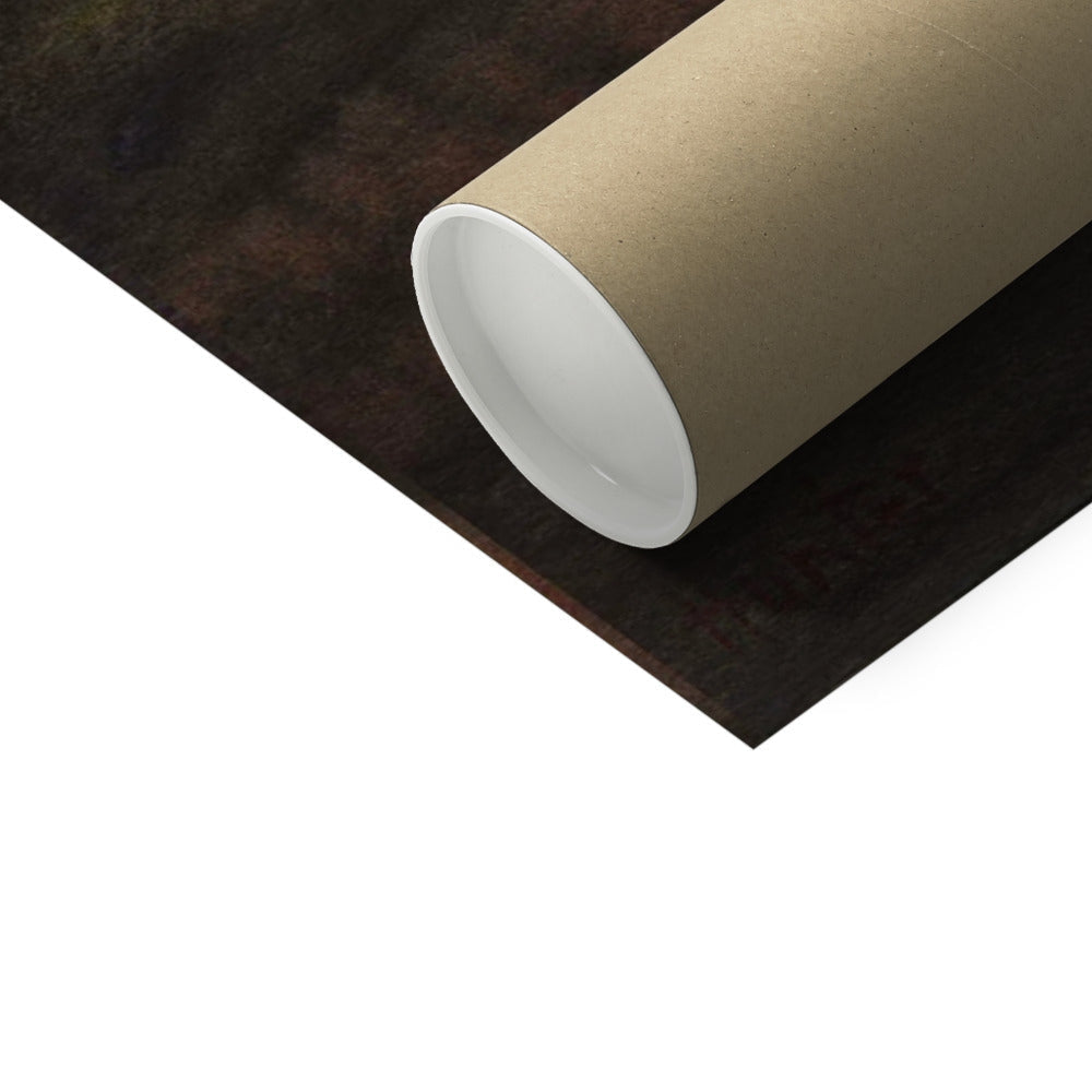 Dunoon Dusk Artist Proof Print on Kraft Paper Roll with White Core