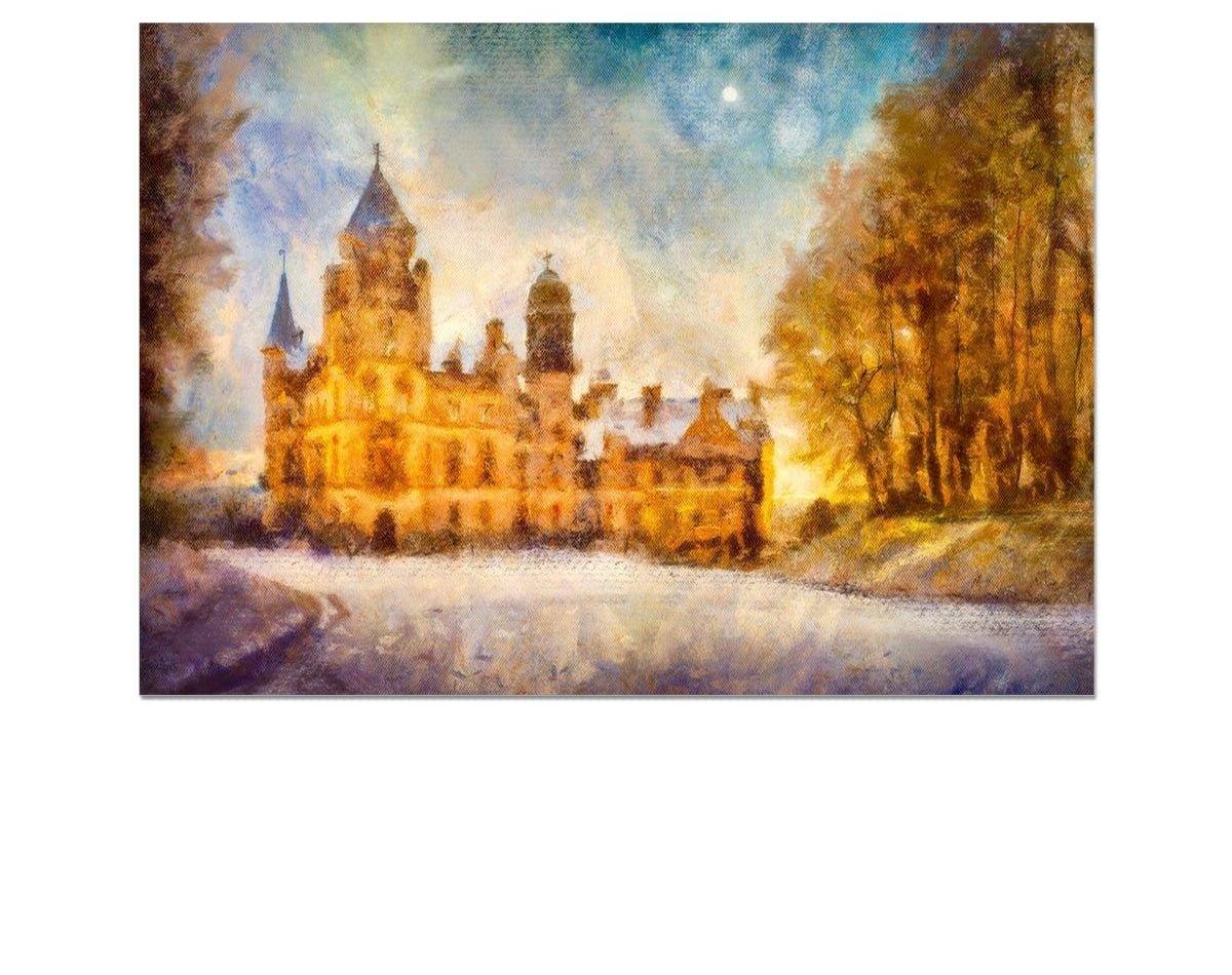 Dunrobin Castle Moonlight Art Prints