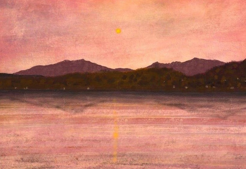 Dusk Over Arran & Bute Art Prints from my Arran Art Gallery Collection