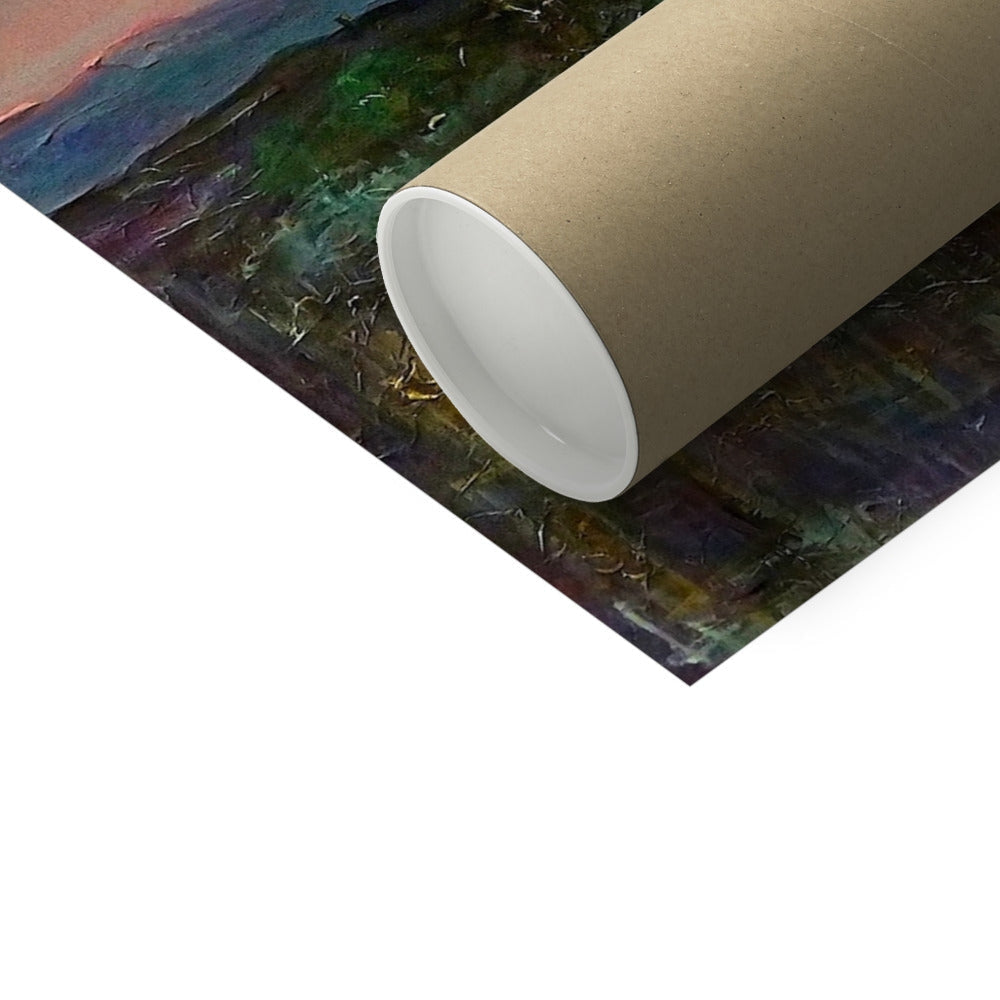 Rolled Dusk Over Gourock Artist Proof Collector Print in protective cardboard tube