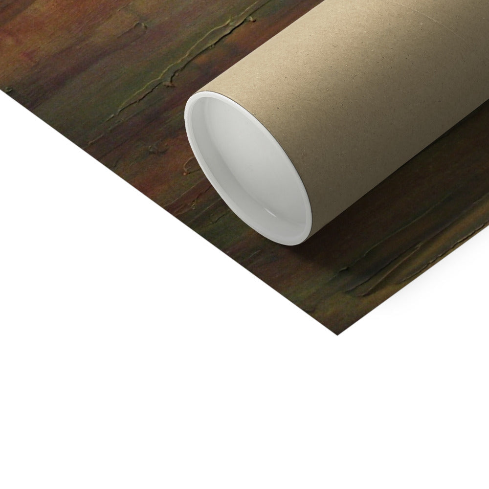 Beige cylindrical cardboard tube for Dusk Storm Brews On The Clyde Artist Proof Print
