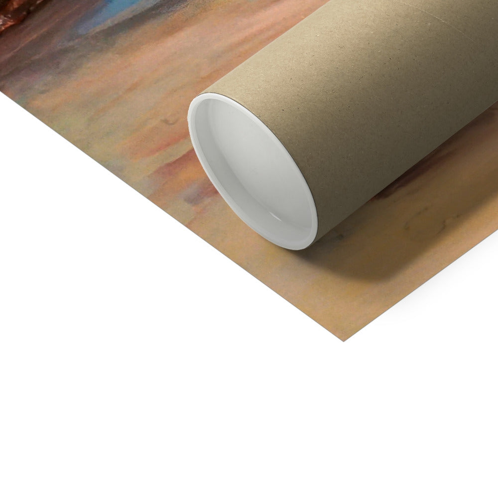 Bosta Beach Lewis Artist Proof print in kraft paper tube with white interior