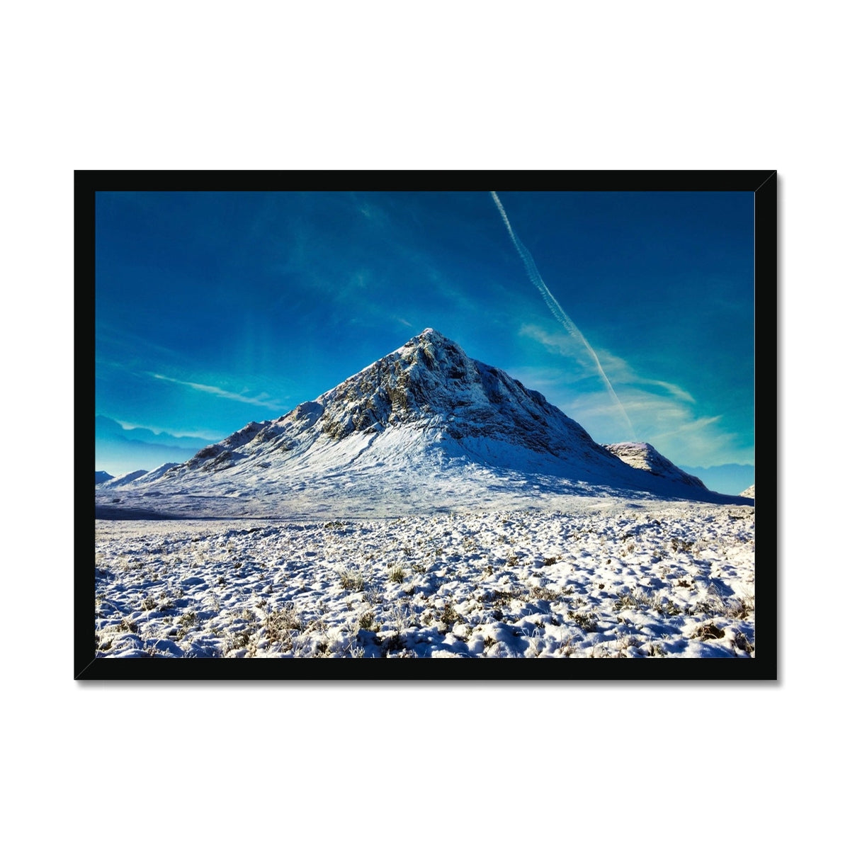 Buachaille Etive Mor Snow Glencoe Scottish Landscape Photography | Framed Prints From Scotland