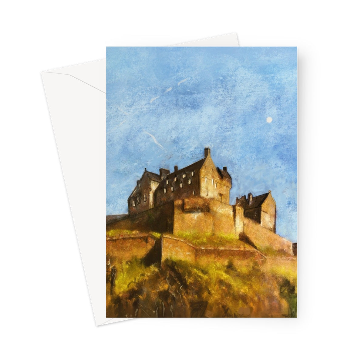 Edinburgh Castle Greeting Card Design