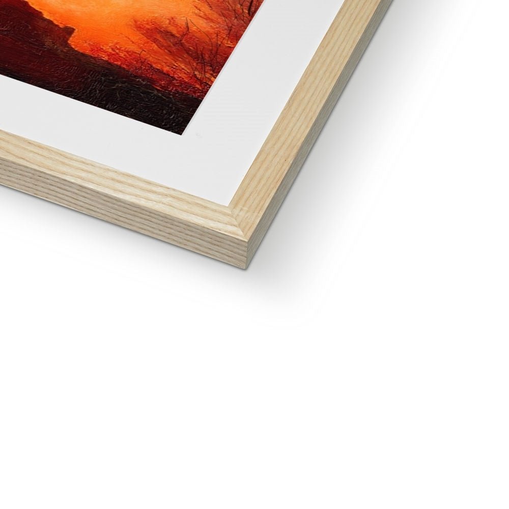 Edinburgh Castle Sunset Painting | Framed &amp; Mounted Prints From Scotland