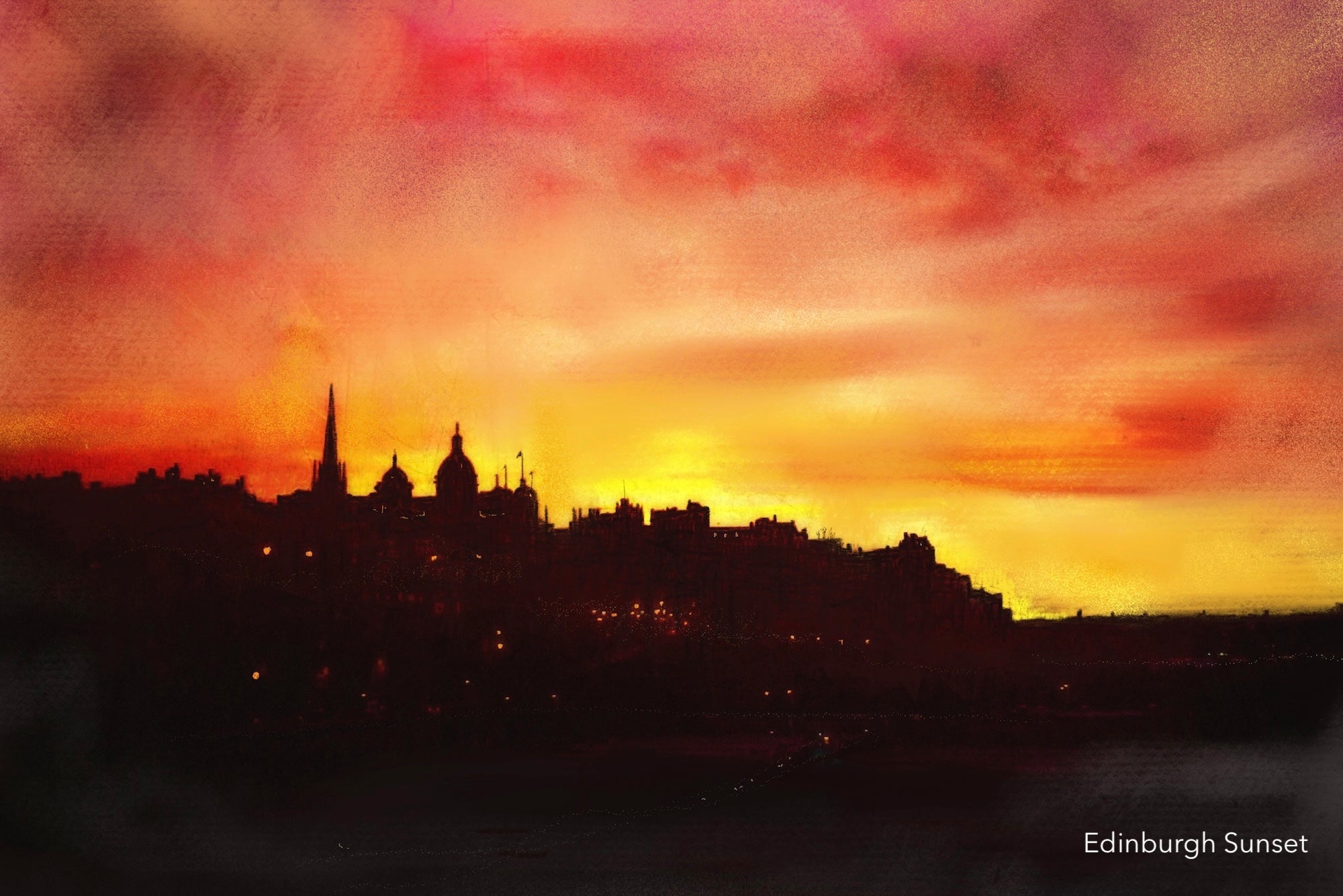 Edinburgh Landscape Canvas Art Prints From Scotland-Edinburgh & Glasgow Art Gallery