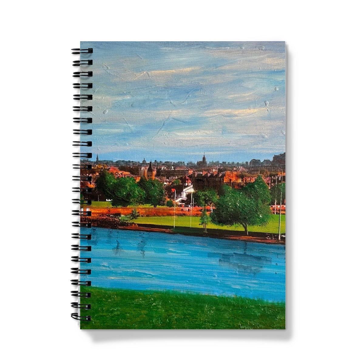 Edinburgh From Inverleith notebook with vibrant cityscape cover