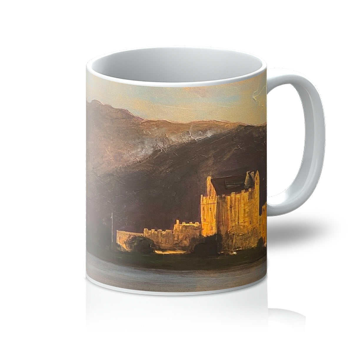 Eilean Donan Castle Art Gifts Ceramic Mug from my Historic & Iconic Scotland Art Gallery Art Gallery Collection