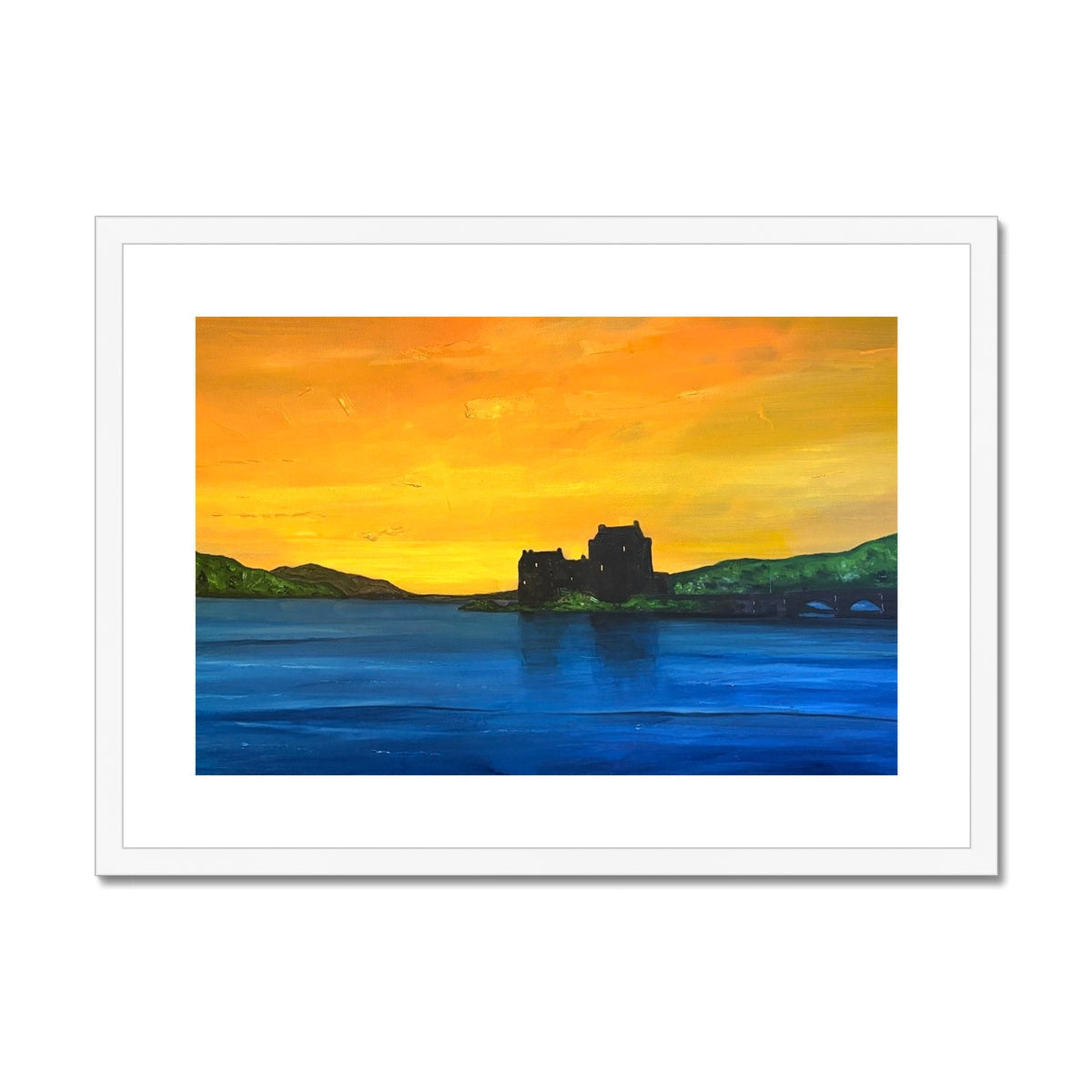 Eilean Donan Castle Dusk Art Prints - Historic & Iconic Gallery Scotland - Free Shipping Worldwide