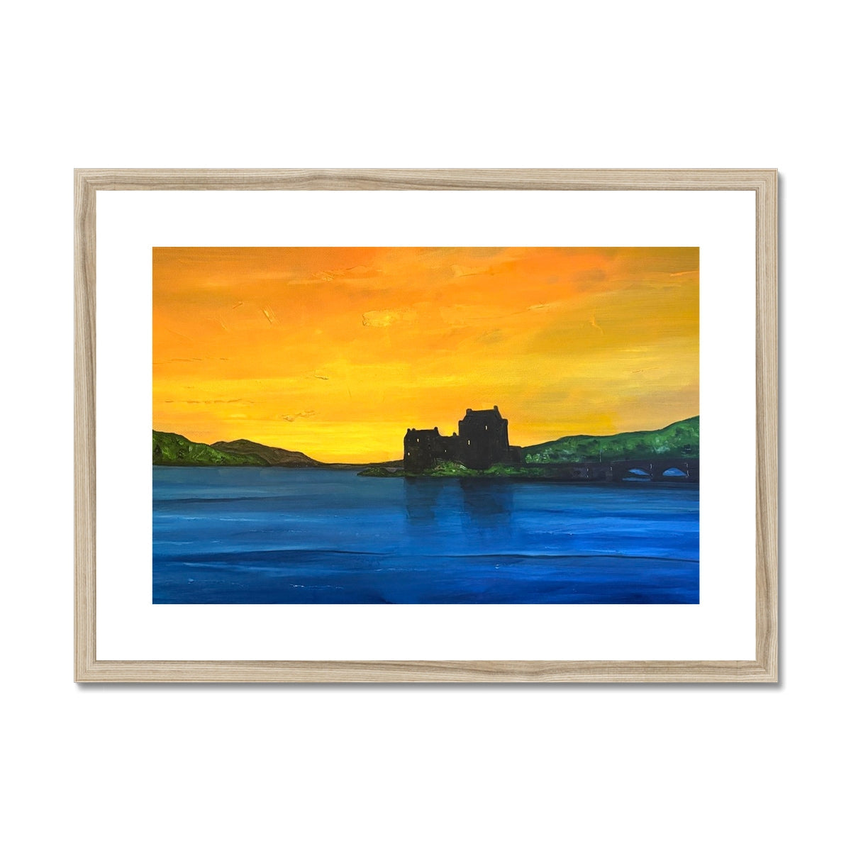 Eilean Donan Castle Dusk Art Prints - Historic & Iconic Gallery Scotland - Free Shipping Worldwide