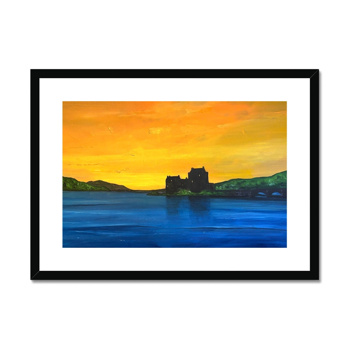 Eilean Donan Castle Dusk Art Prints - Historic & Iconic Gallery Scotland - Free Shipping Worldwide