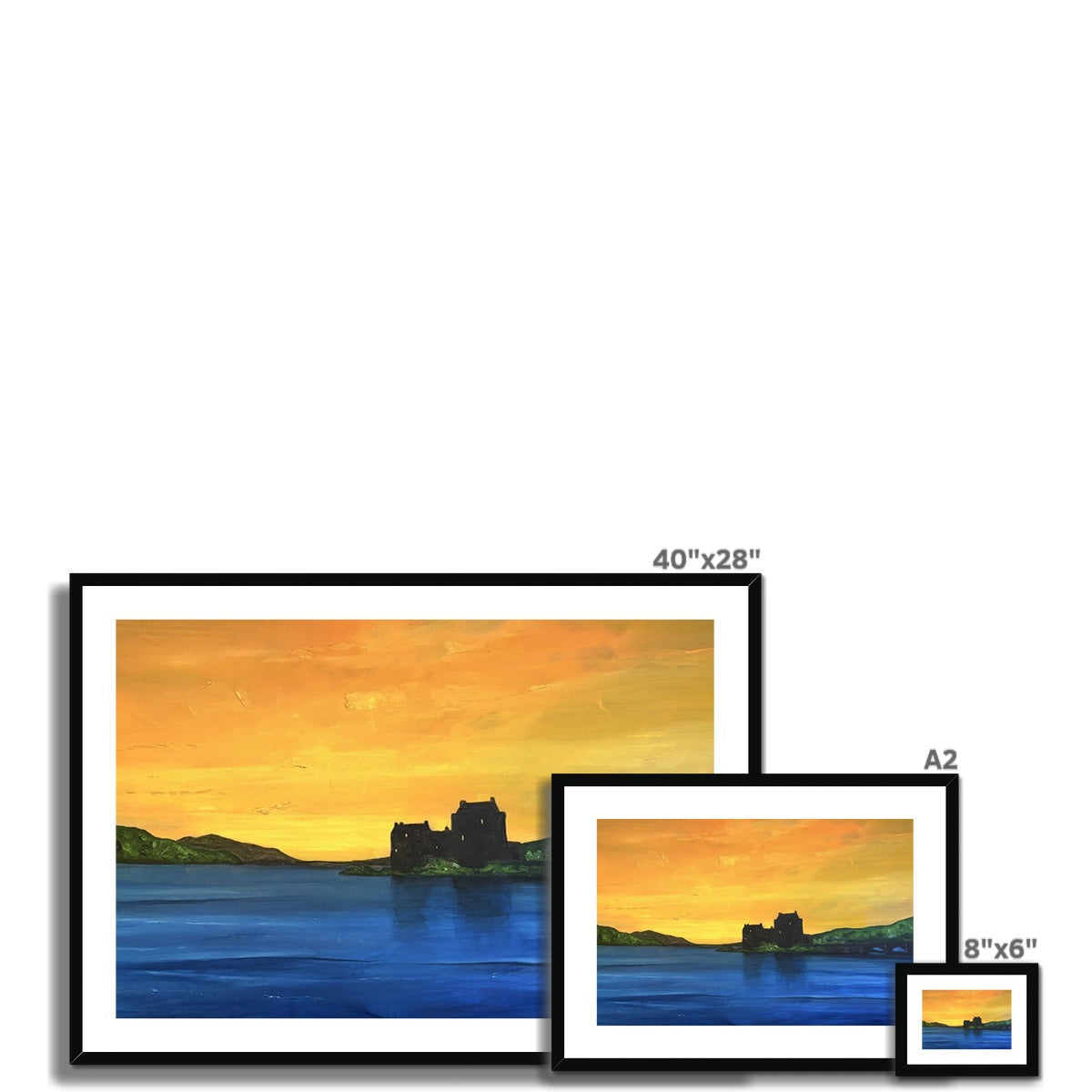 Eilean Donan Castle Dusk Art Prints - Historic & Iconic Gallery Scotland - Free Shipping Worldwide