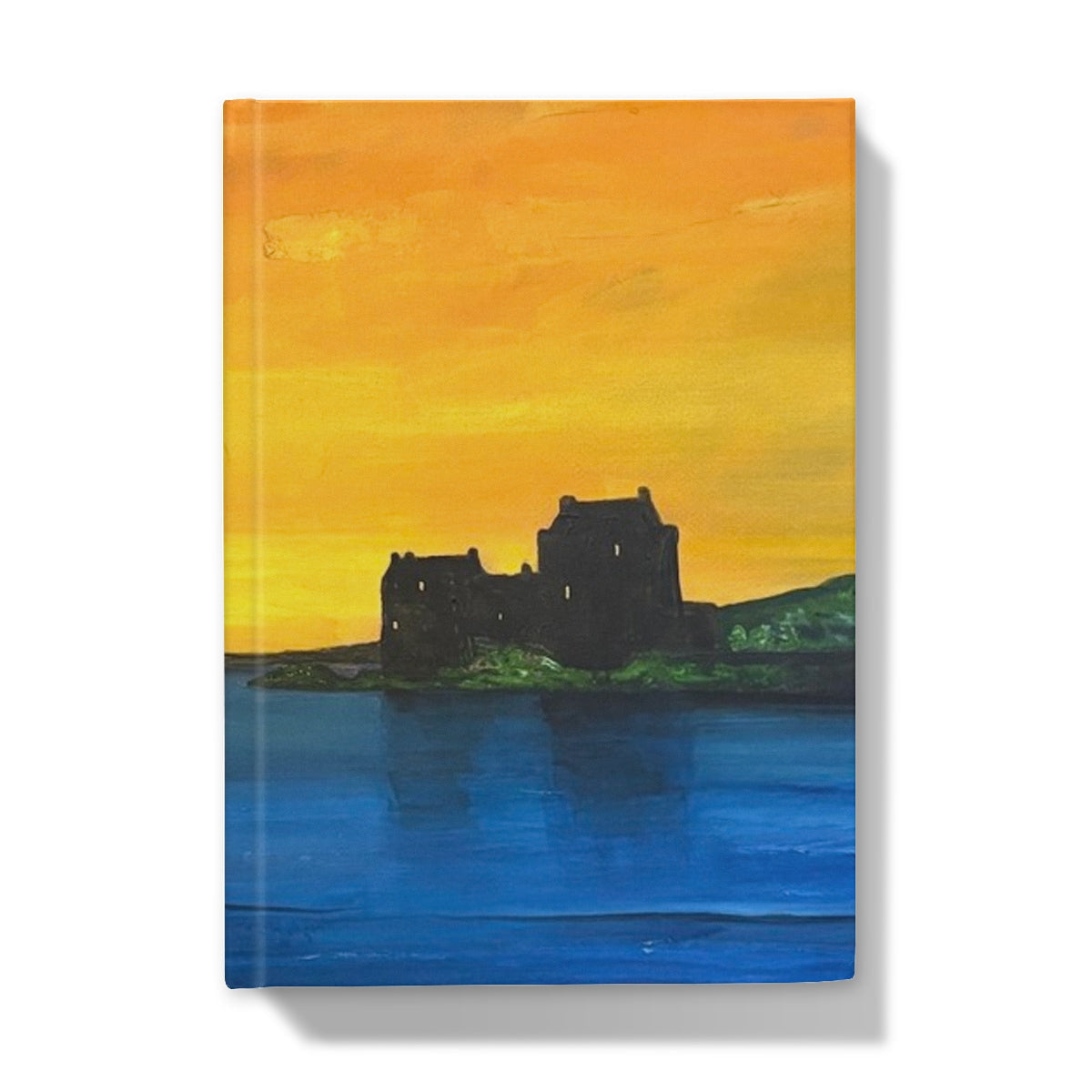 Eilean Donan Castle Dusk Hardback Journal - Historic & Iconic Art Gallery Scotland - Free Shipping Worldwide