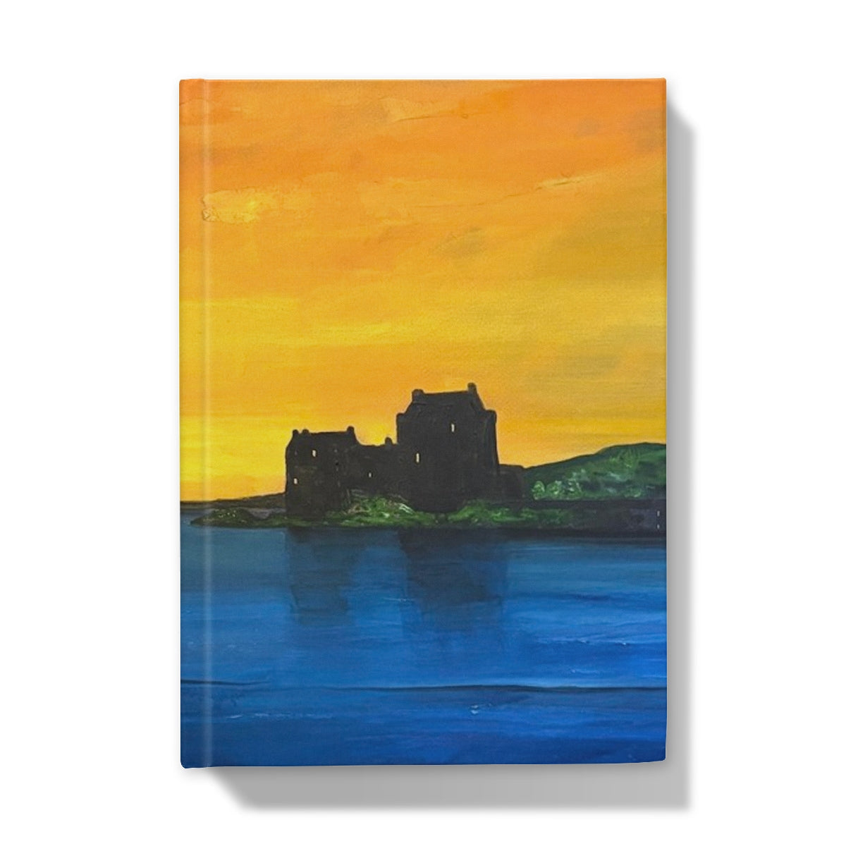 Eilean Donan Castle Dusk Hardback Journal - Historic & Iconic Art Gallery Scotland - Free Shipping Worldwide