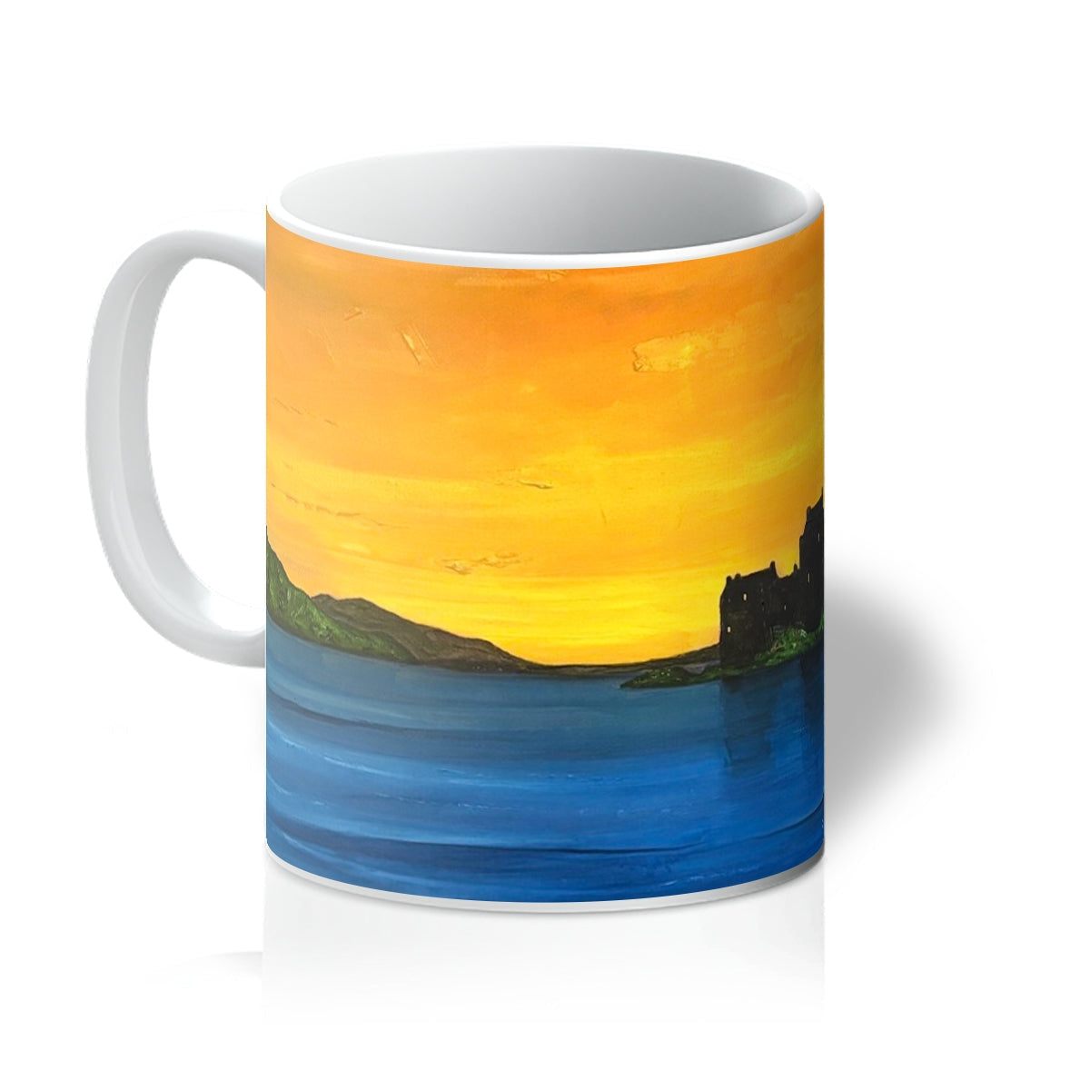 Eilean Donan Castle Dusk Mug - Historic & Iconic Art Gallery Scotland - Free Shipping Worldwide