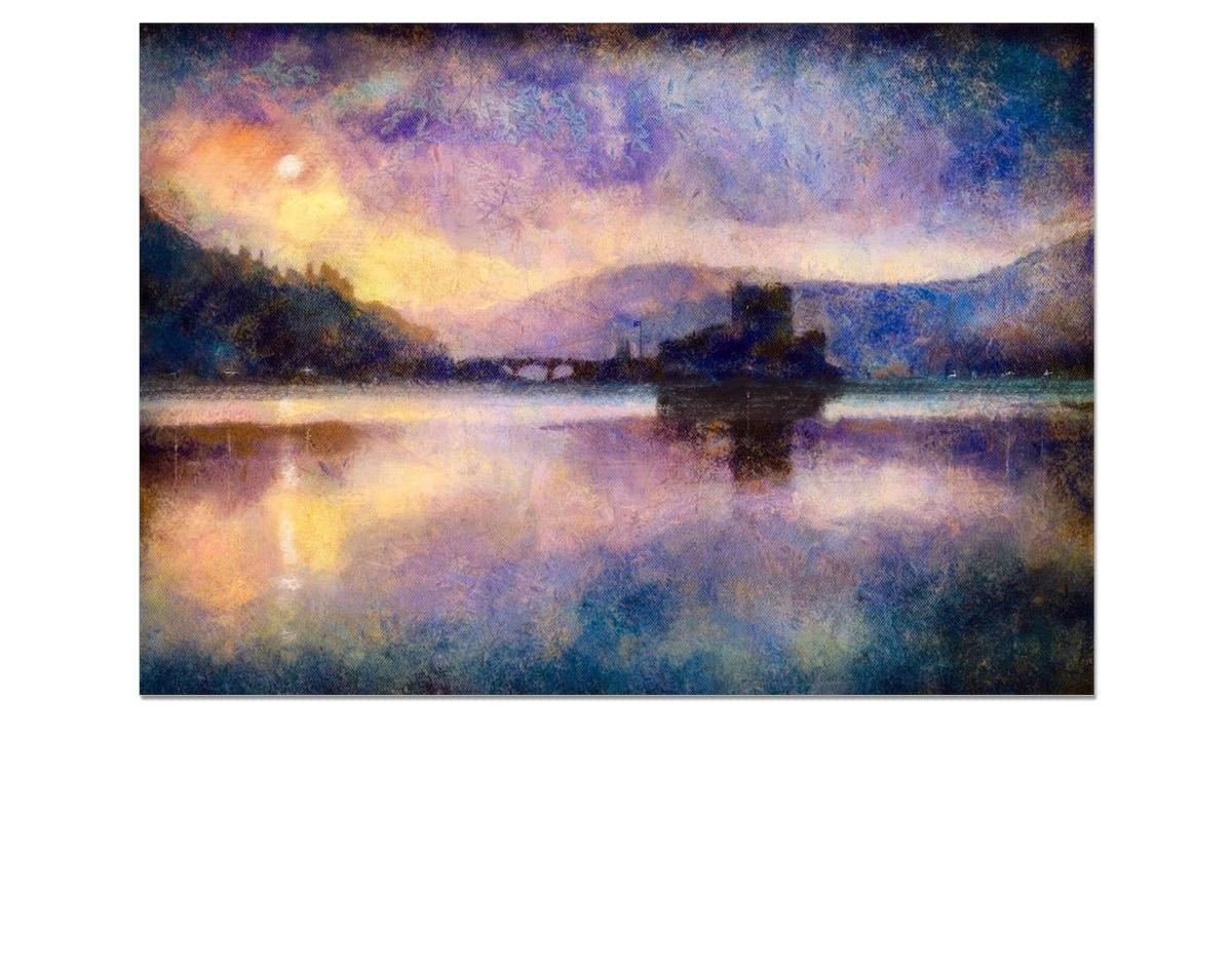 Eilean Donan Castle Moonlight Art Prints