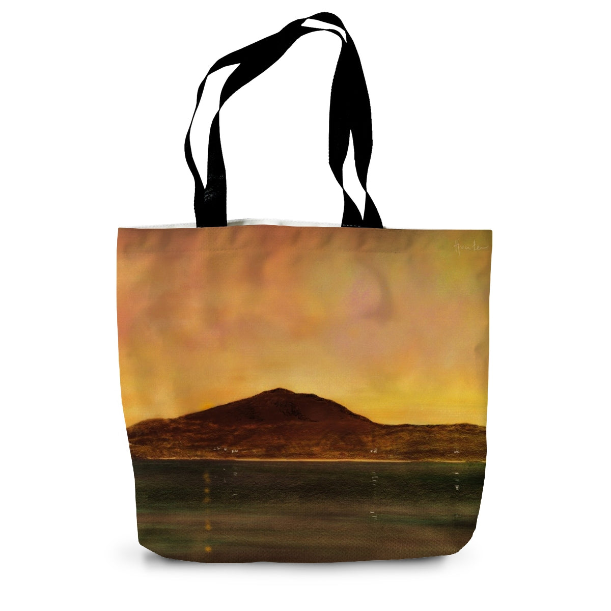 Eriskay Dusk Art Gifts Canvas Tote Bag-Bags-Hebridean Islands Art Gallery-14"x18.5"-Paintings, Prints, Homeware, Art Gifts From Scotland By Scottish Artist Kevin Hunter