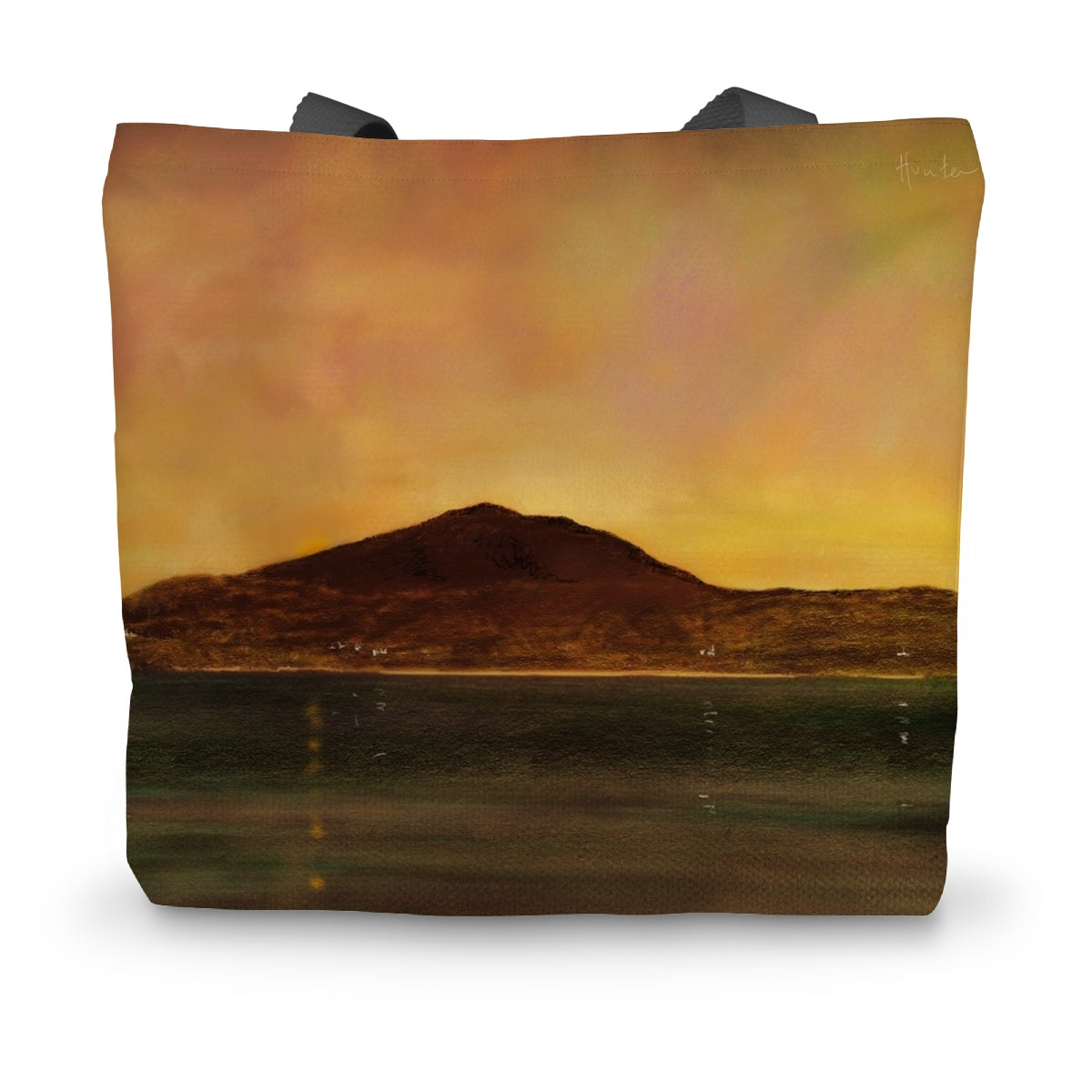 Eriskay Dusk Art Gifts Canvas Tote Bag-Bags-Hebridean Islands Art Gallery-14"x18.5"-Paintings, Prints, Homeware, Art Gifts From Scotland By Scottish Artist Kevin Hunter