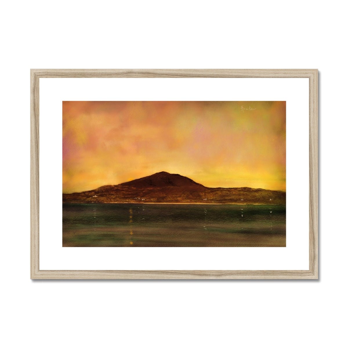 Eriskay Dusk Painting | Framed & Mounted Prints From Scotland