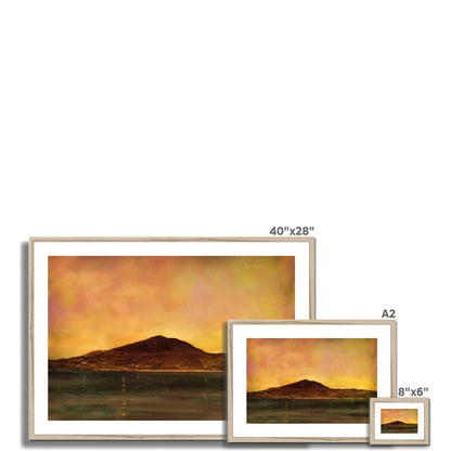 Eriskay Dusk Painting | Framed &amp; Mounted Prints From Scotland