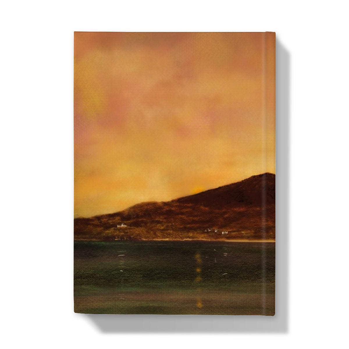 Canvas print of sunset over water on Eriskay Dusk journal