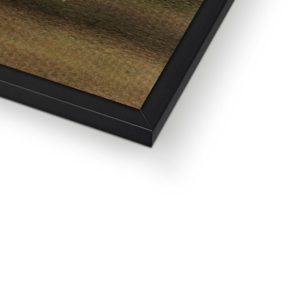 Eriskay Dusk Painting | Framed Prints From Scotland-Framed Prints-Hebridean Islands Art Gallery-Paintings, Prints, Homeware, Art Gifts From Scotland By Scottish Artist Kevin Hunter