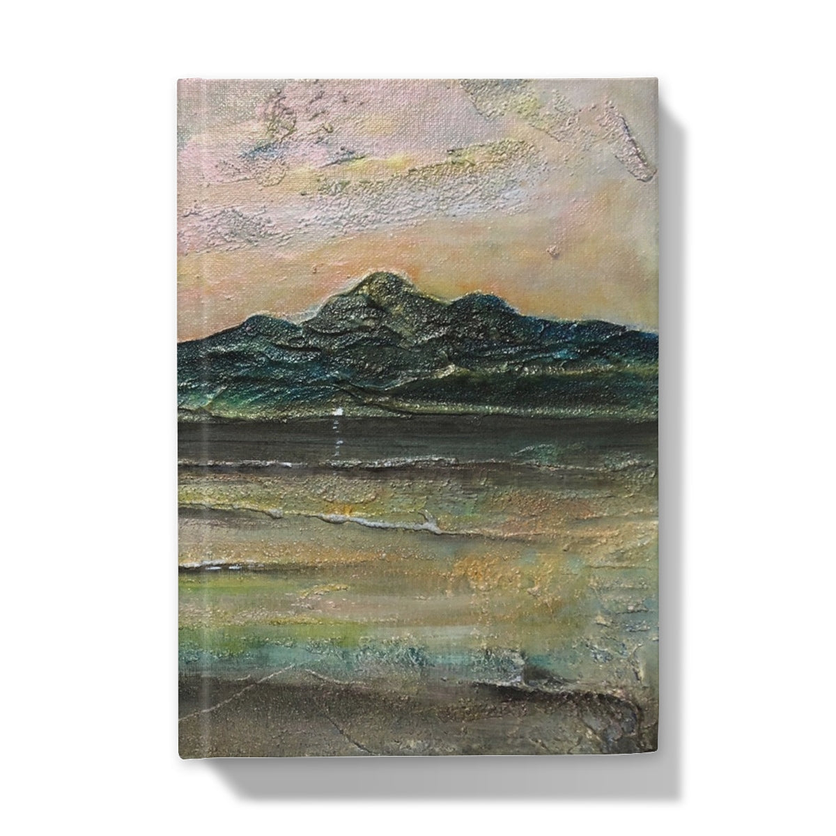 Ethereal Loch Na Dal Skye hardback journal with abstract painted cover