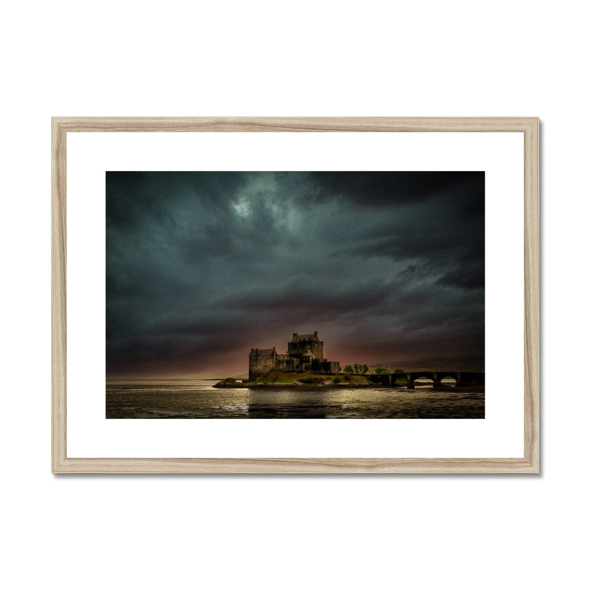 A Brooding Eilean Donan Castle Scottish Landscape Photography | Framed & Mounted Print