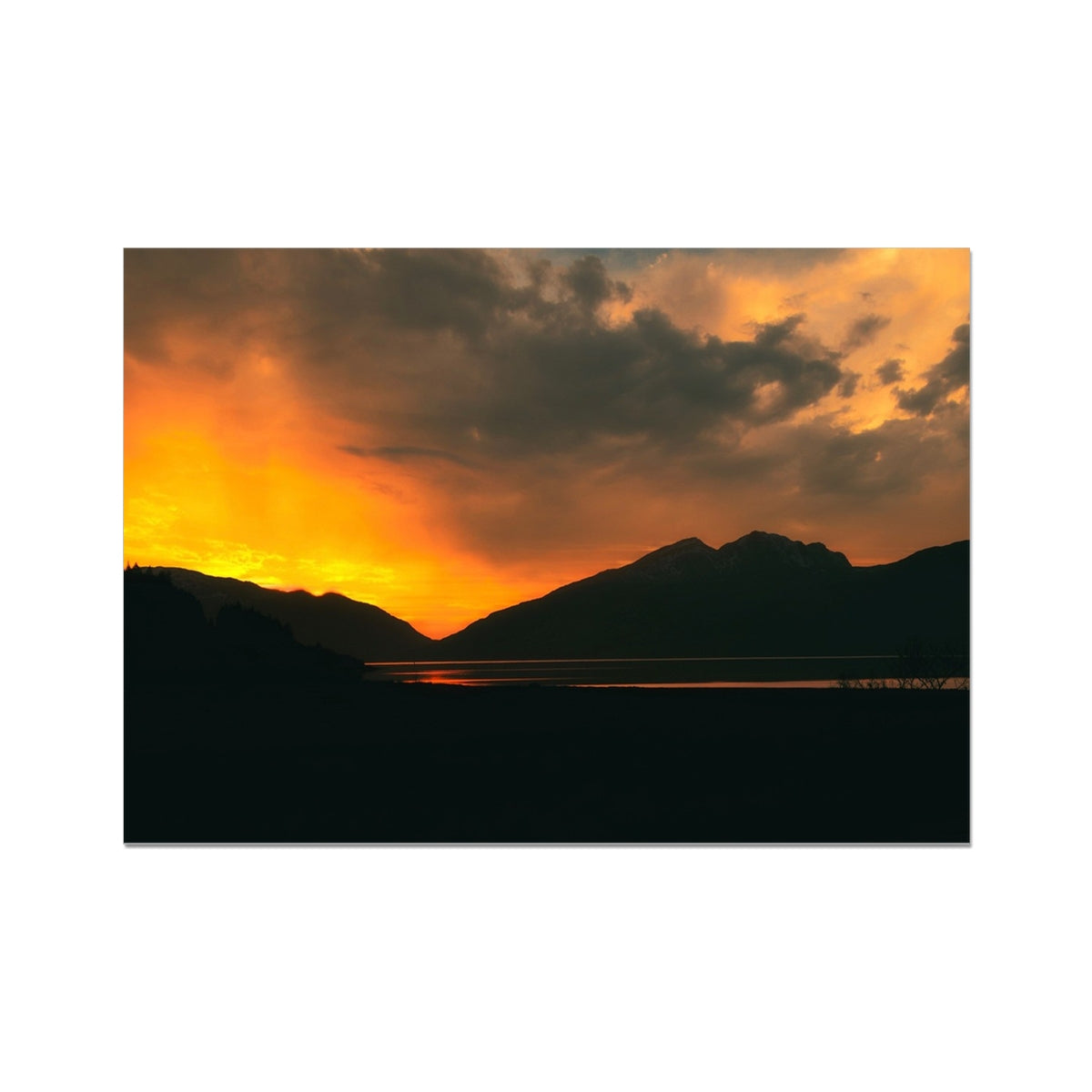 Loch Leven Sunset Glencoe Scottish Landscape Photography | Fine Art Print