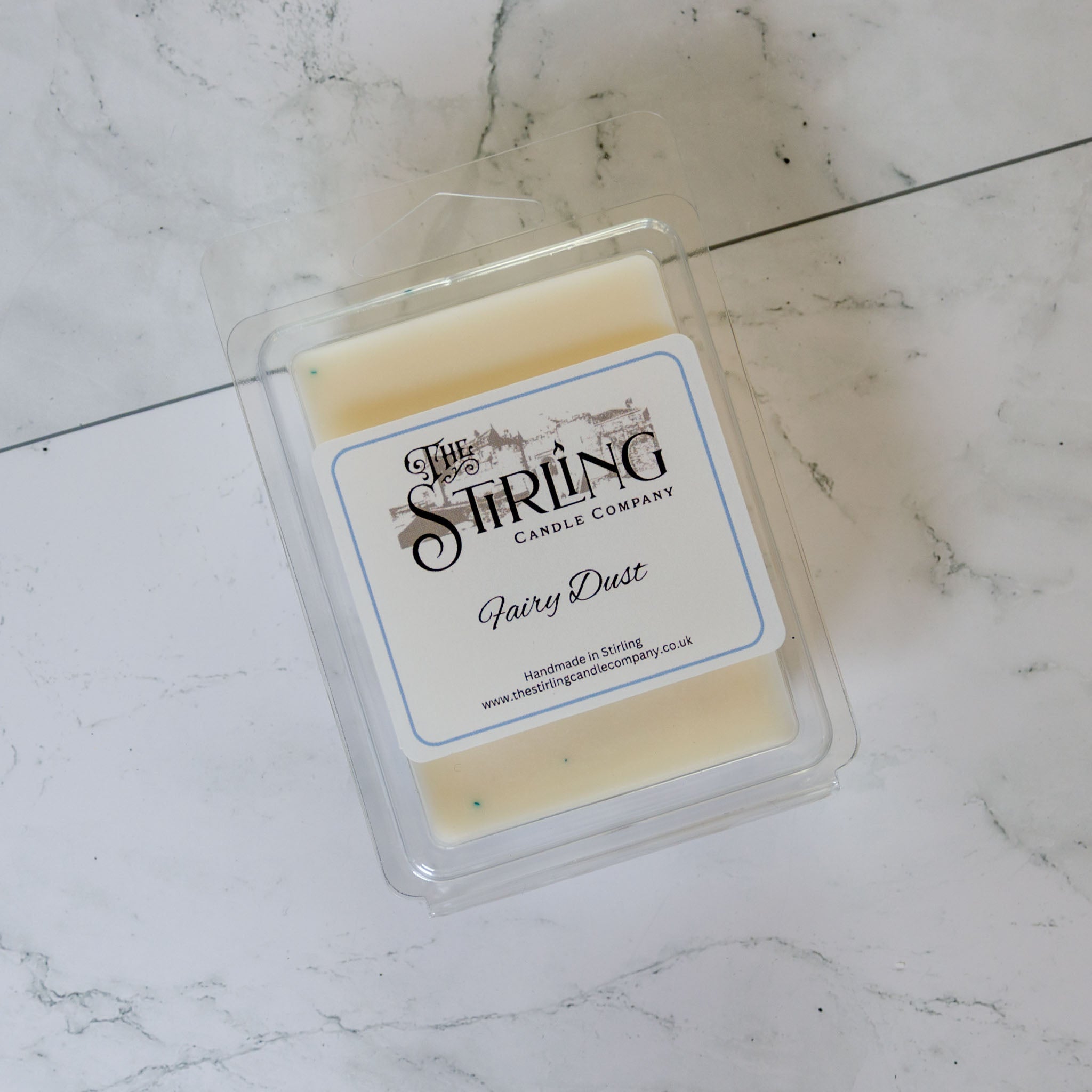 Fairy Dust wax melt clamshell by The Stirling Candle Company