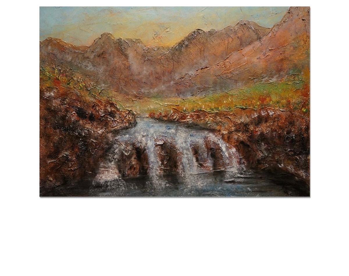 Fairy Pools Dawn Skye-art-painting-scotland