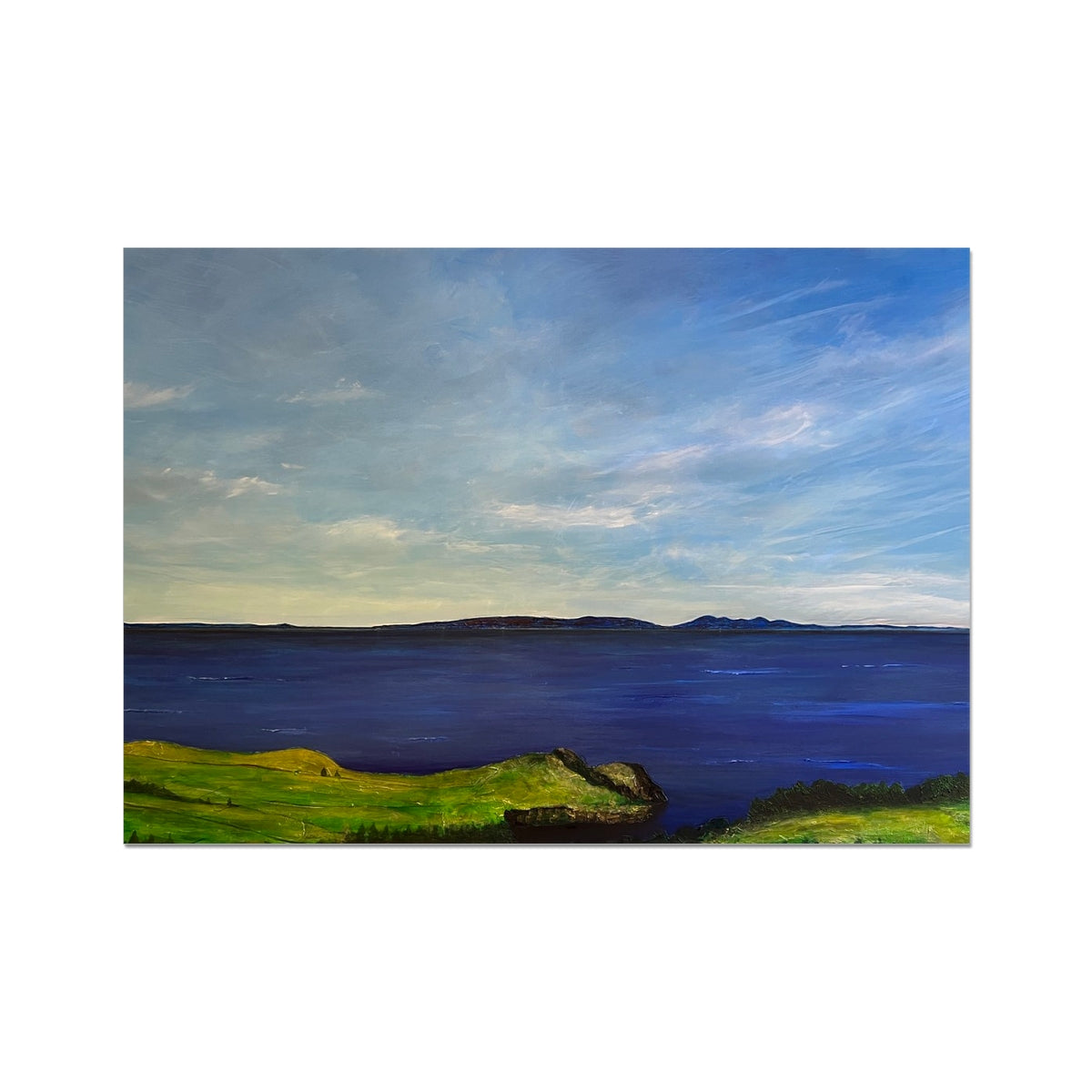 From Ireland To Scotland Painting | Fine Art Prints From Scotland-Unframed Prints-World Art Gallery-A2 Landscape-Paintings, Prints, Homeware, Art Gifts From Scotland By Scottish Artist Kevin Hunter