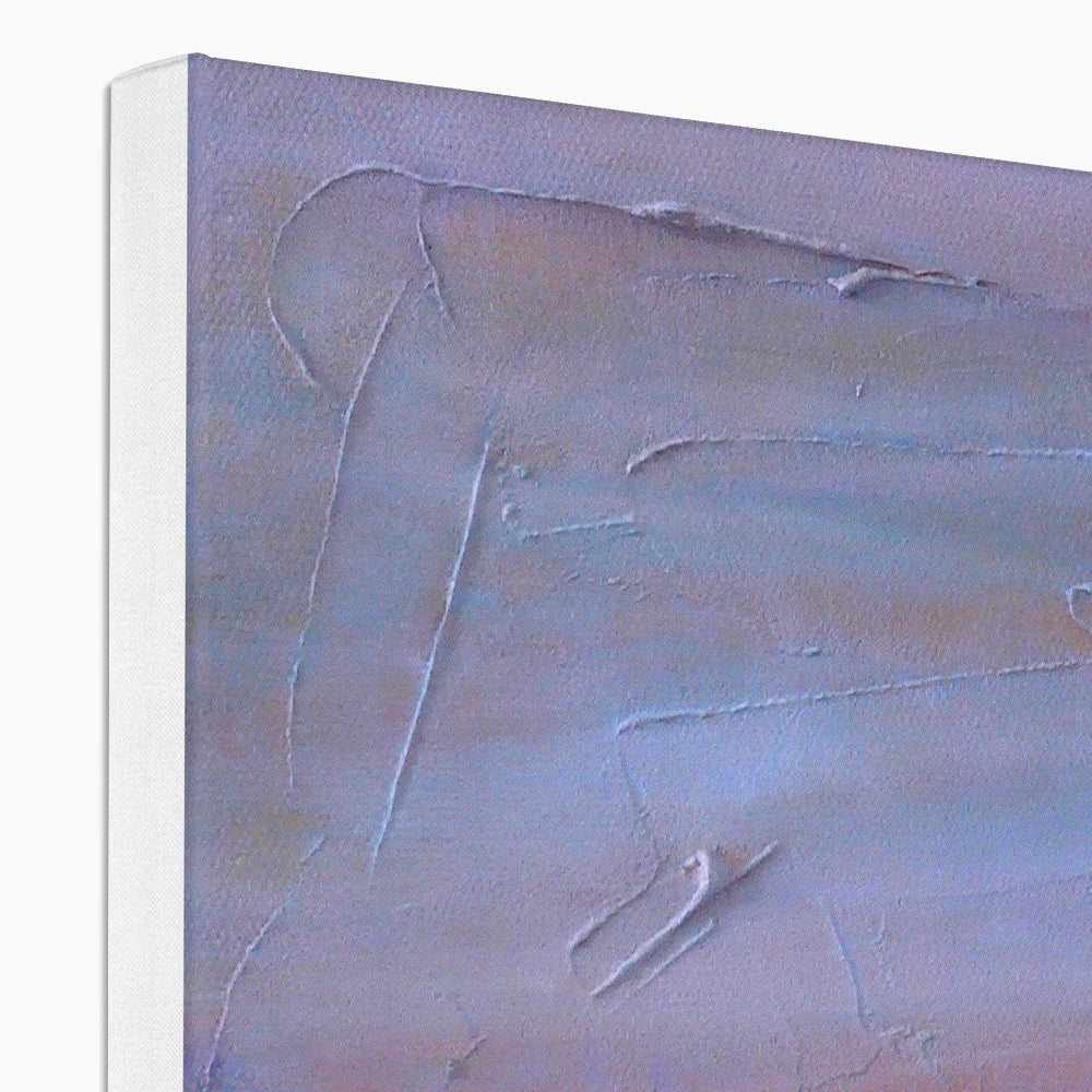 Silver abstract textured art with white lines on gray, Frozen River Kelvin print