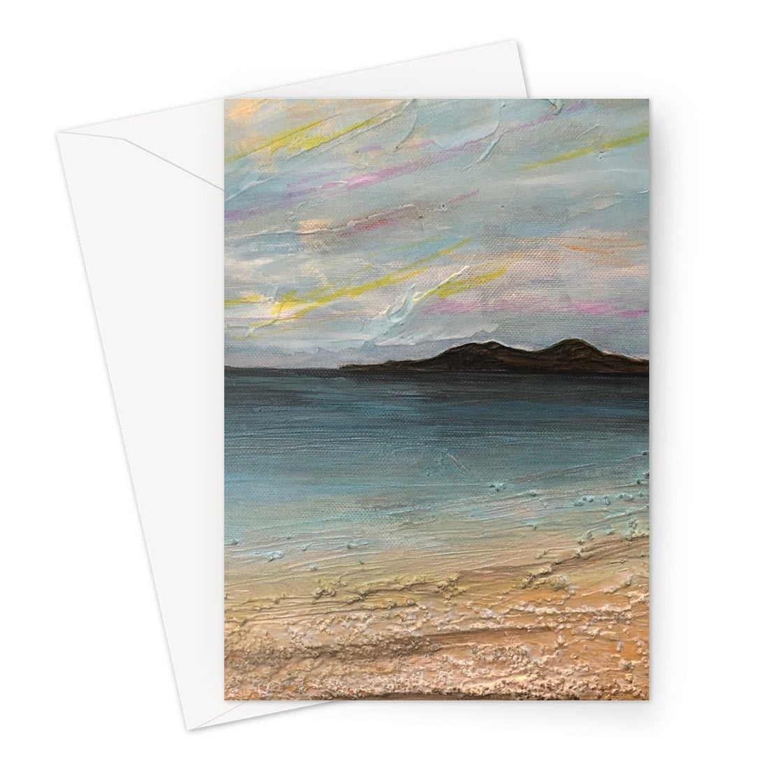Garrynamonie Beach South Uist Art Gifts Greeting Card Scotland