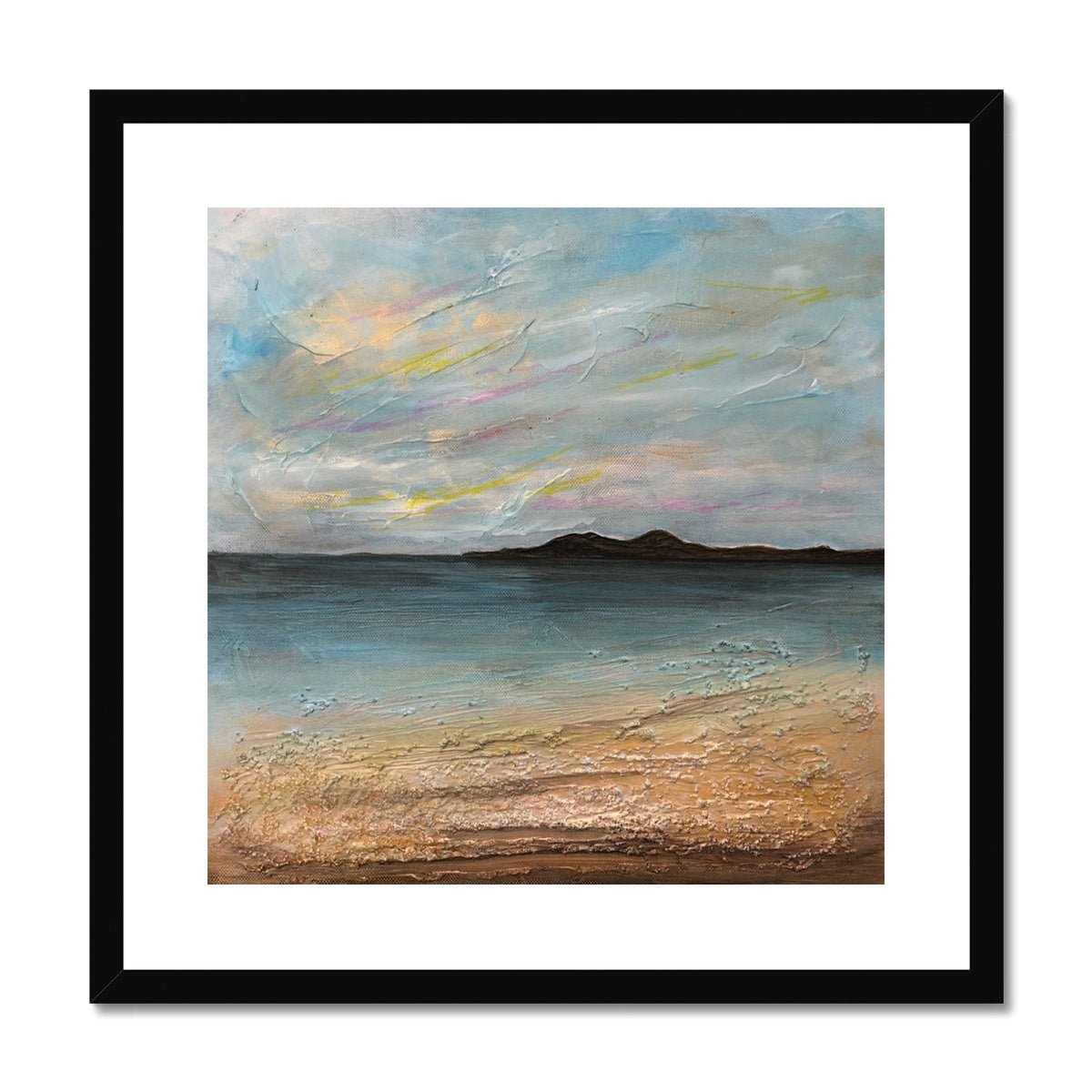 Garrynamonie Beach South Uist Painting | Framed & Mounted Prints From Scotland