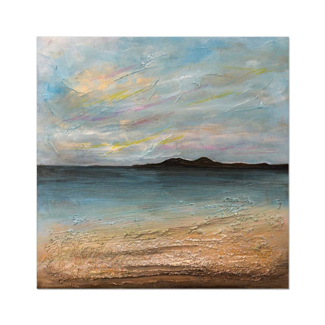 Garrynamonie Beach South Uist Painting | Artist Proof Collector Print | Paintings from Scotland by Scottish Artist Hunter