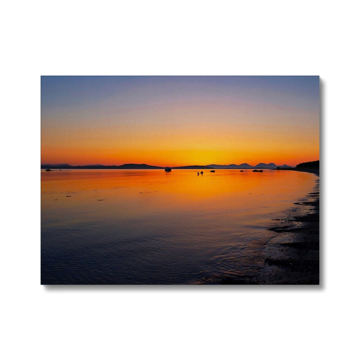 Gigha & Jura Sunset Photography Canvas Prints - Hebridean Islands Art Gallery Scotland - Free Shipping Worldwide