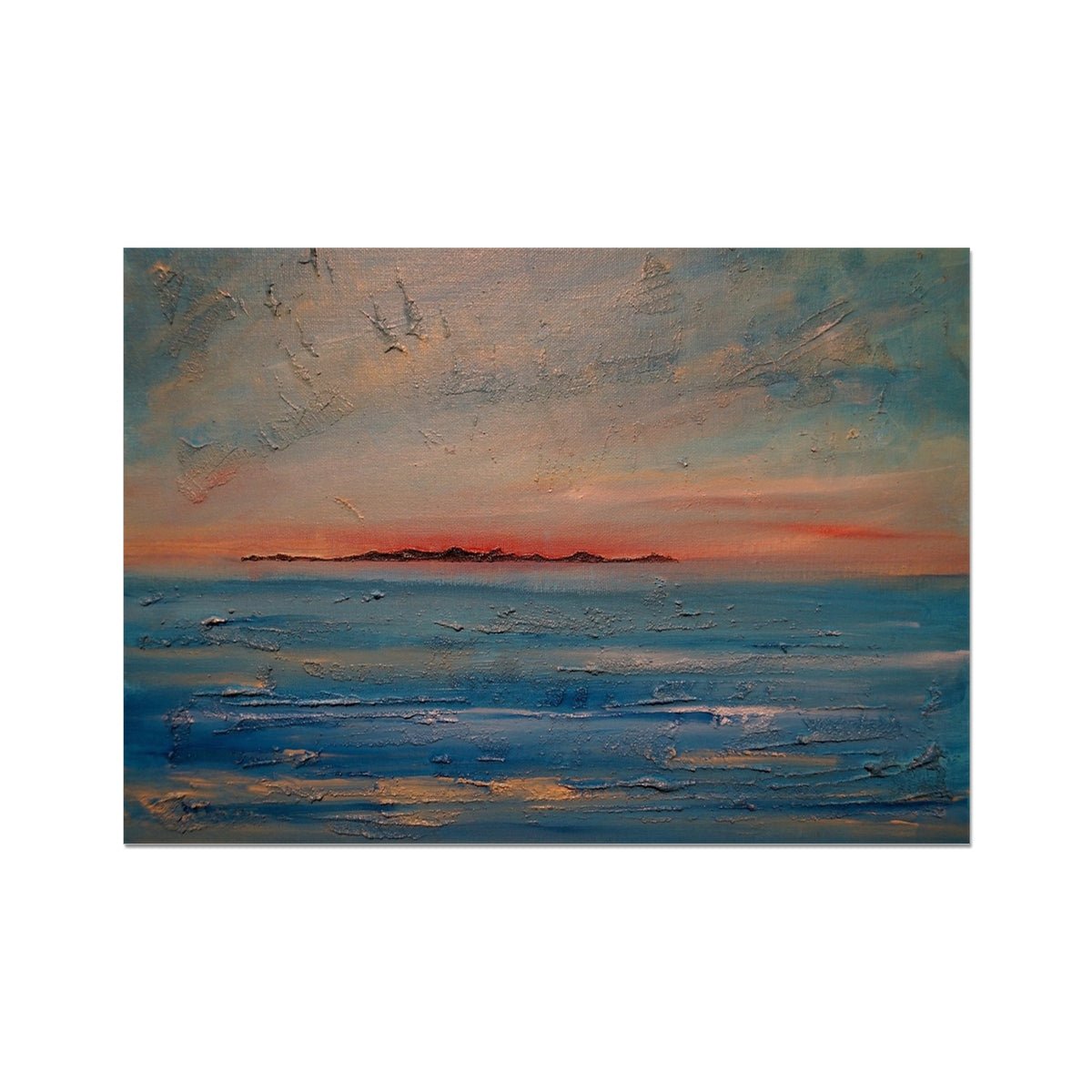 Gigha Sunset Painting Scotland | Signed Scottish Fine Art Prints