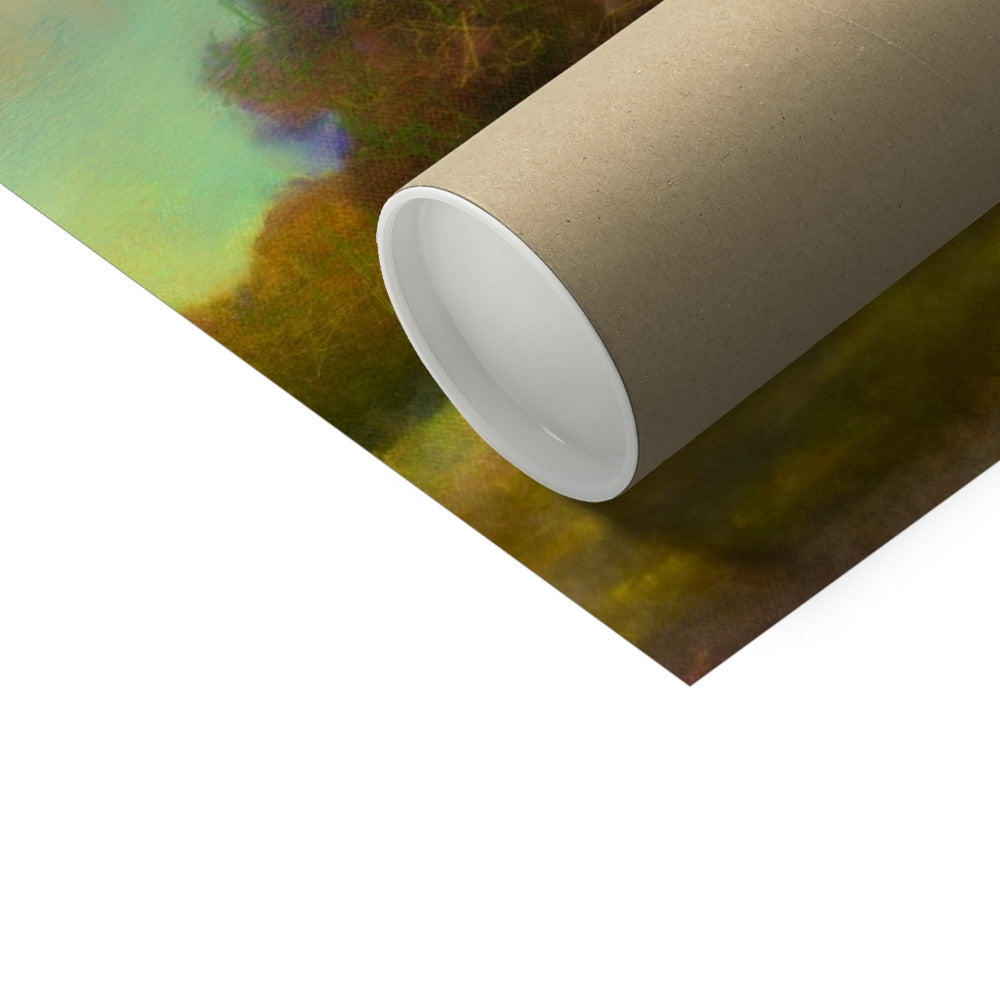 Rolled-up abstract art print from Glamis Castle Artist Proof Collector collection