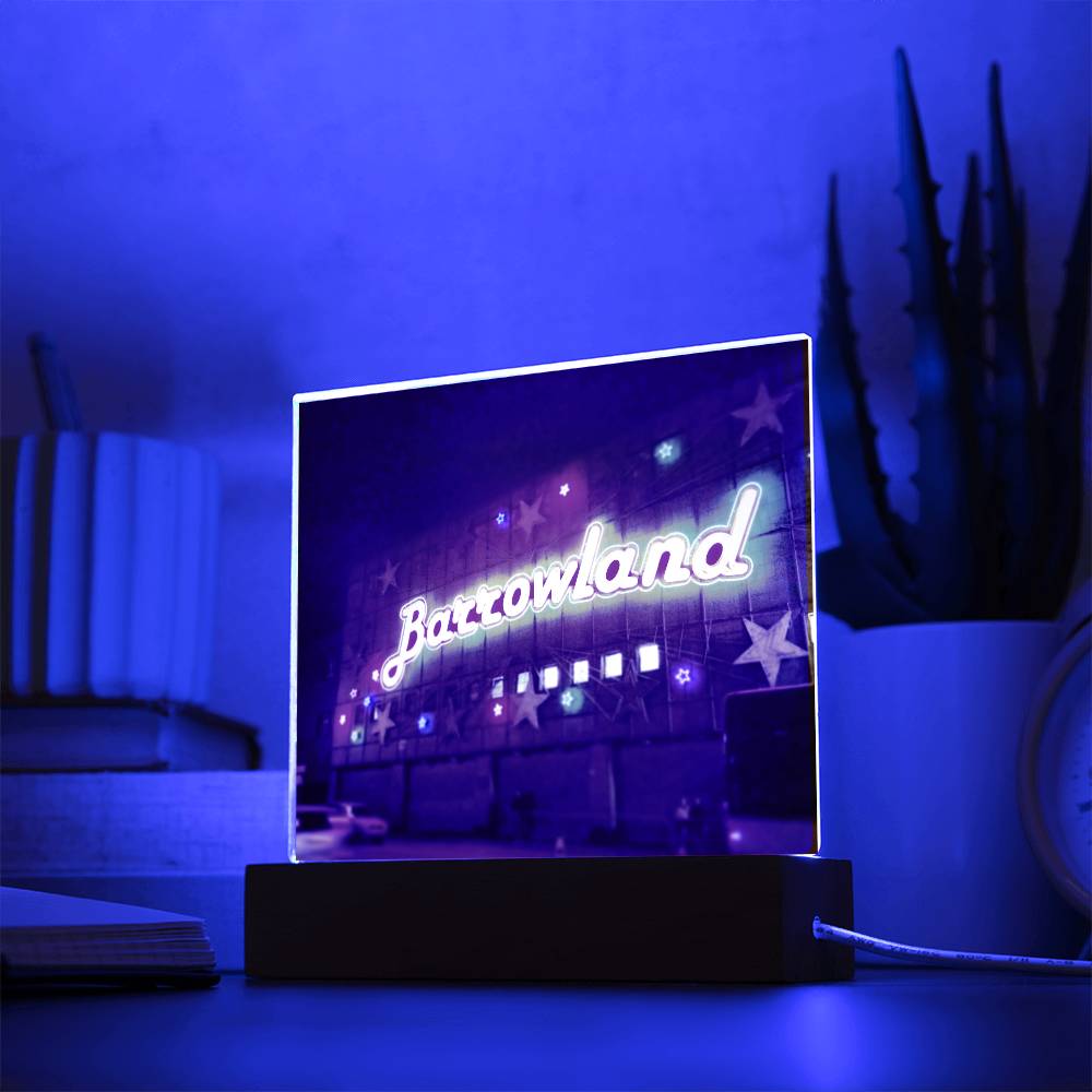 Glasgow Barrowlands illuminated Neon Acrylic Art Plaque