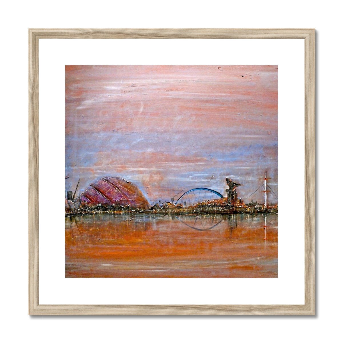 Glasgow Harbour Painting | Framed & Mounted Prints From Scotland