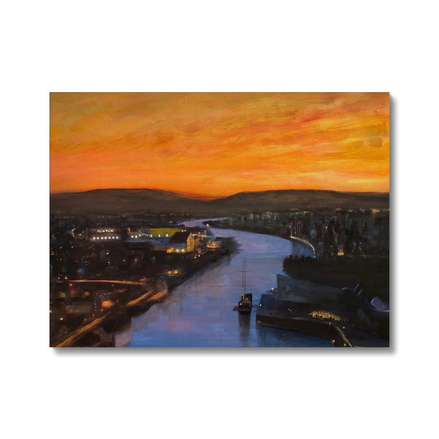 Impresiones en lienzo de Glasgow Harbour Looking West