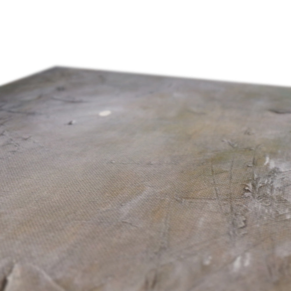 Glen Nevis Moonlight beige stone table with carvings