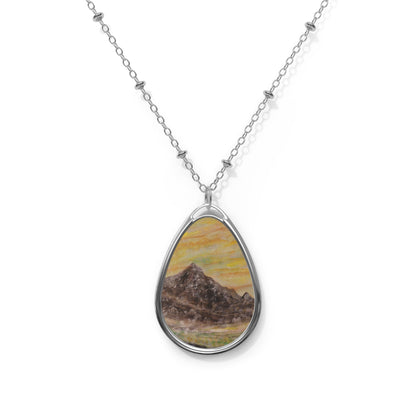 Glen Rosa Mist Arran Necklace | Arran Art Gallery | Paintings, Prints, Homeware and Art Gifts From Scotland By Scottish Artist Kevin Hunter