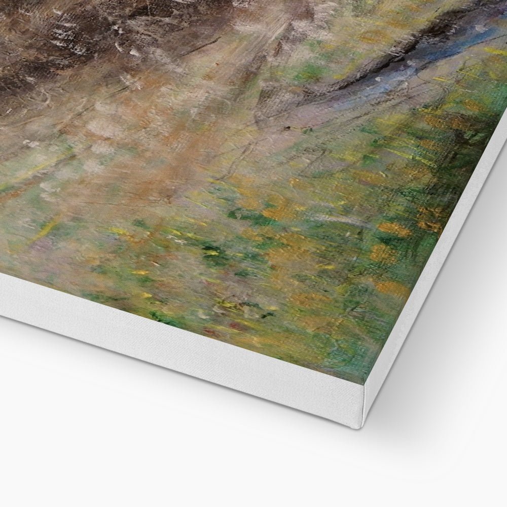 Glen Rosa Mist Painting | Canvas From Scotland-Contemporary Stretched Canvas Prints-Arran Art Gallery-Paintings, Prints, Homeware, Art Gifts From Scotland By Scottish Artist Kevin Hunter