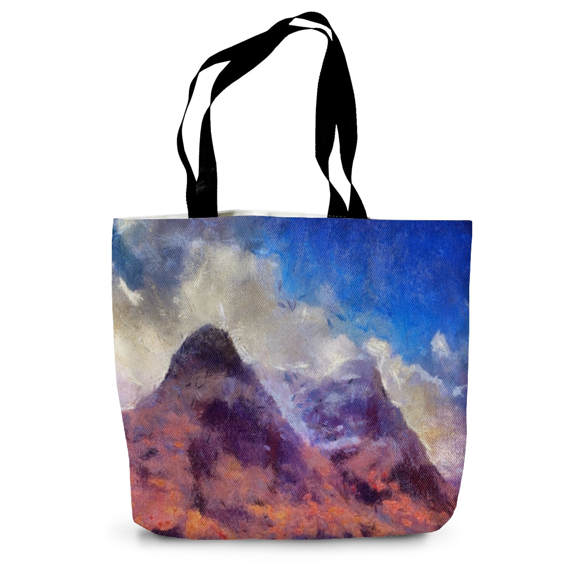 Glencoe Art Gifts Canvas Tote Bag-Bags-Glencoe Art Gallery-14"x18.5"-Paintings, Prints, Homeware, Art Gifts From Scotland By Scottish Artist Kevin Hunter